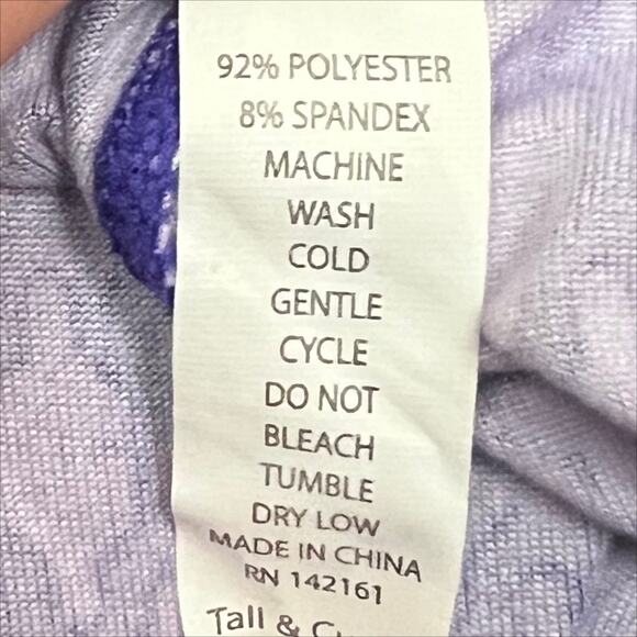 Lularoe Buttery Soft Leggings Size TC Tall & Curvy Bright Blue Zig Zag Print - Picture 4 of 4